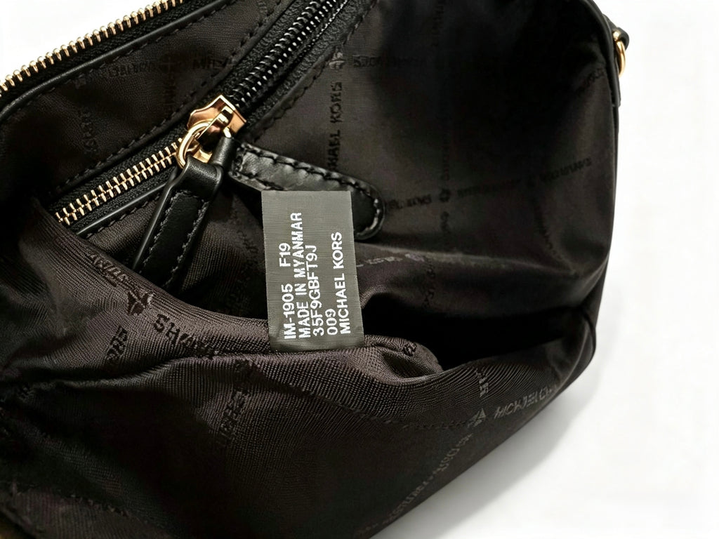 Carvela Black Hobo Bag Pebbled Faux Leather Gold Hardware Immaculate Condition